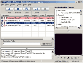 Screenshot for MPEG4 Direct Maker 6.4.0