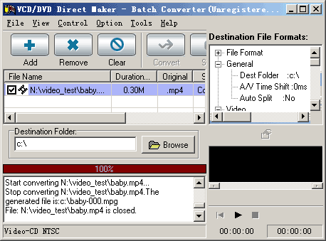 VCD/DVD Direct Maker screenshot VCD/DVD Direct Maker screenshot